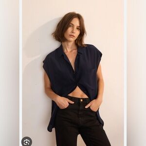 Jamie Haller Sleeveless Reiki Shirt Sz P